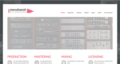 Desktop Screenshot of newbeatstudios.com